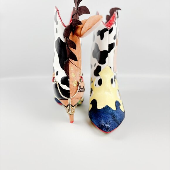 Irregular Choice Trusty Steed Pony Character Heels Brown Multi Size 39 - Picture 6 of 7